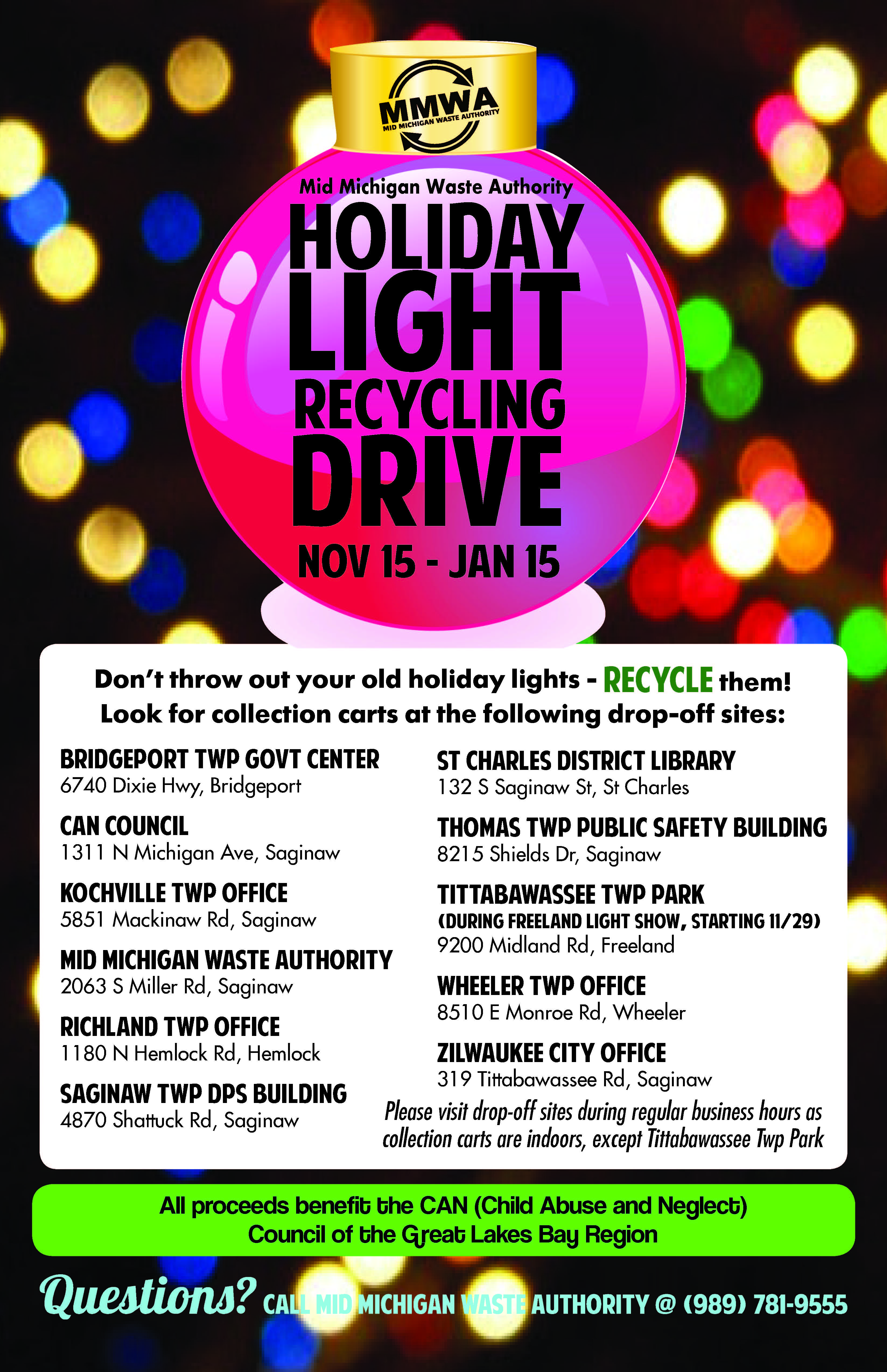 2019 Poster Holiday Light Drive